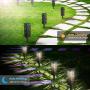 URPOWER Solar Lights, Upgraded Solar Lights Outdoor with Bigger Solar Panel & Longer Working Time Solar Pathway Lights IP65 Waterproof Solar Garden Lights Auto ON/Off for Patio Decor (Warm White)