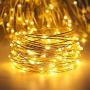 ER CHEN Color Changing Battery Operated Fairy Lights, 66ft 200 LED Twinkle String Lights 8 Modes Silvery Copper Wire Lights with Remote/Timer for Indoor Outdoor Christmas (Warm White&Multicolor)