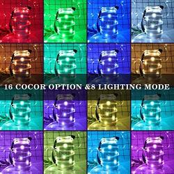 Led Rope Lights Outdoor,33ft 100 LED 16 Colors Changing USB Fairy Lights with Remote led Rope Lights for Bedroom Outdoor led Strip Lights Waterproof for Wedding, Christmas Party, Garden,Home Decor