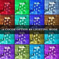 Led Rope Lights Outdoor,33ft 100 LED 16 Colors Changing USB Fairy Lights with Remote led Rope Lights for Bedroom Outdoor led Strip Lights Waterproof for Wedding, Christmas Party, Garden,Home Decor