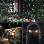 ER CHEN Dimmable LED String Lights Plug in, 33ft 100 LED Waterproof Fairy Lights with Remote, Indoor/Outdoor Copper Wire Christmas Lights for Bedroom, Patio, Garden, Yard (Green Wire, Cool White)