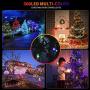 105FT 300LED Christmas Lights Outdoor Indoor, 8 Modes Christmas Lights - UL Certified - Outdoor Indoor Fairy Lights Christmas Tree, Patio, Garden, Party, Wedding, Holiday (4 Sets CONNECTABLE) Colore