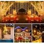 HVIKOV 200 LED Solar Copper Wire String Lamp Led Strip Fairy Garland Outdoor Garden Decorative Light Wedding Christmas Decoration