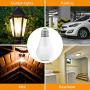 Motion Sensor Light Bulb Outdoor - Dusk to Dawn Light Bulb Radar - Motion Sensor Porch LED Motion Activated Outdoor Light Detector for Garage Basement Stairwell Indoor 800lm 4500k