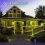 Ollny Led String Lights 66ft 198 LED 8 Color Changing Christmas Tree Lights Plug in with Remote Control, Twinkle Lights with 64 Lighting Modes Waterproof for Room Indoor Outdoor Party Garden Wedding