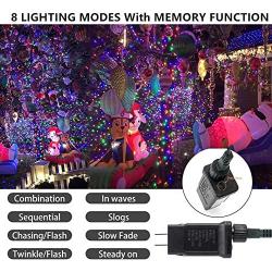 Gwxflytoys LED Icicle Lights Outdoor,400LED 32ft 8 Modes Christmas Lights with 75 Drops, Plug in Connectable Waterproof Christmas Icicle Lights for Holiday Wedding Christmas Decorations