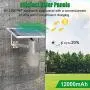 ENGREPO Solar Lights Outdoor, Security Wireless Waterproof Solar Lantern Light Auto On/Off Dusk to Dawn with Remote Control for Yard, Garden, Corridor, Warehouse, Garage