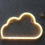 LED Neon Signs Cloud Wall Decorative Night Light for Bedroom Girls Kids Room Home Décor Neon Light Battery Powered and USB Plug(NECLD)