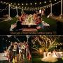 LED Outdoor String Lights - Novtech 38.5FT 30Bulbs G40 Globe String Lights - Waterproof Patio String Lights Outdoor Decorative String Lights for Backyard Bistro Porch Garden Cafe Party - UL Standard