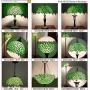 Tiffany Style Table Lamp Stained Glass Bedside Desk Light W16H24 Inch Tall Green Wisteria Lampshade Antique Base S523 WERFACTORY LAMPS Lover Parent Friend Kid Living Room Bedroom Coffee Bar Craft Gift