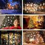 Christmas Snowflake Projector Lights Outdoor, ECOWHO Upgrade Binocular Rotating Snowfall LED Light Projector with Remote Control, Waterproof Landscape Lights for Xmas Halloween Holiday Party