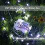 Homemory 4 Pack 20 Ft 60 LED Fairy Lights Battery Operated Christmas Lights with Remote Waterproof 8 Modes Firefly Twinkle String Lights for Party Bedroom Wedding Decorations(Cool White)