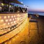 Battery Operated Led Net Mesh Lights,9.8ft x 6.6ft 200 Warm White LEDs,Outdoor String Decorative Lights for Window Wall Sweetheart Table Background Camping Beach [Remote,8 Mode,Timer,Dimmable]