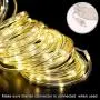 ANJAYLIA 66FT 200 LED Rope Lights Outdoor Plug in String Lights with Timer Remote Control Waterproof Rope Lighting for Outdoor, Party, Christmas, Garden, Patio, Wedding (Warm White) ANJAYLIA 66FT 200 LED Rope Lights Outdoor Plug in String Lights with Timer Remote Control Waterproof Rope Lighting for Outdoor, Party, Christmas, Garden, Patio, Wedding (Warm White)
