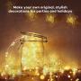 TaoTronics LED String Lights 33 ft with 100 LEDs, Waterproof Decorative Lights for Bedroom, Patio, Parties (Copper Wire Lights, Warm White)