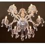 Saint Mossi Modern Contemporary Elegant Crystal Glass Chandelier Pendant Ceiling Lighting Fixture - 9 Lights