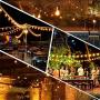 IELECMG Led String Lights Outdoor - 54FT S14 Patio String Lights Waterproof Shatterproof Commercial Grade Porch Lights with 15 E26 Hanging Socket for Cafe Party Bistro Garden Warm White