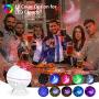 Star Projector,Galaxy Projector for Bedroom,Night Light with Moon & Clouds LED Light Projecting with 6 Projection Mode&10 Clouds Color,Adjustable Brightness Galaxy Light for Baby Kids/Party/Wedding