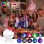 Star Projector,Galaxy Projector for Bedroom,Night Light with Moon & Clouds LED Light Projecting with 6 Projection Mode&10 Clouds Color,Adjustable Brightness Galaxy Light for Baby Kids/Party/Wedding
