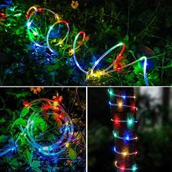 Aityvert LED Rope Lights Outdoor 39FT 120 LED String Lights 8 Modes Battery Operated Fairy Lights with Remote Timer, Decoration Lighting for Garden Patio Party Weddings Christmas Décor (2 Pack)