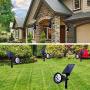 Solar Lights Outdoor Colored Waterproof 7 LED Color Changing Solar Spot Lights Landscape Spotlight for Yard Garden Patio Lawn - 2 Pics