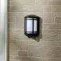 Its Exciting Lighting IEL-1300 Cambridge Battery Powered Motion Sensor LED Security Light, Black Finish
