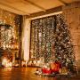 Koxly Christmas Lights, 2 Pack Battery Operated String Lights with Remote Timer Waterproof 8 Modes 16.4ft 50 LED String Lights for Bedroom,Garden,Party,Xmas Tree Indoor Outdoor Decorations, Warm White