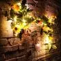 WILLBOND Artificial Sunflower String Lights 30 LED 7.2 ft Sunflower Home Decor Sunflower Battery Operated String Fairy Lights for Indoor Bedroom Wedding Home Garden Decor, Warm White
