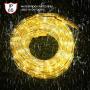 33ft LED Rope Lights,110V 2 Wire Connectable Christmas Rope Lights Outdoor,240 LED Waterproof Indoor Outdoor Warm Rope Lights for Deck, Patio, Pool, Camping, Landscape Lighting (Warm White)