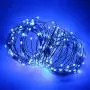 ErChen Dual-Color LED String Lights, 66 FT 200 LEDs Plug in Copper Wire Color Changing 8 Modes Dimmable Fairy Lights with Remote Timer for Indoor Outdoor Christmas (Blue/Warm White)