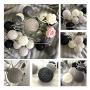 Gladworts Decorative String Lights for Living Room Globe Grey Bedroom Decor Balls, Battery Operated Indoor Light for Home Decor, 10ft
