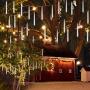 EAGWELL Upgraded Meteor Lights, 20 inch 10 Tube 540 LED Falling Cascading Meteor Light, Waterproof Meteor Shower Lights Outdoor for Holiday Party Wedding Christmas Tree Decoration -Cool White