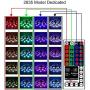 GlowStrip 16.4 Foot RGB Smart Led Light Strip with Remote, Bright Dimmable 12v Led Light Strip Lights for Bedroom, Kitchen and Cars