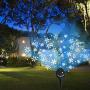 Christmas Snow Light with Remote Control for LandscapeDecorative Lighting Rotatable Blue forHalloween Xmas