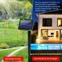 Solar LED Strip Lights Outdoor, 5m/16.4 feet 150 LED Solar String Lights,2 Modes, Auto ON/Off Light Strips for Garden Patio Pool Christmas Tree Bushes Wall Decoration,Waterproof (Warm White)