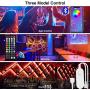 LED Strip Lights, 5050 SMD Bluetooth RGB LED Lights Music Sync Color Changing Bedroom Lights 32.8ft with Remote 44 Keys app Control, USB Strip Lighting, Home Decoration, DIY Decoration, Kitchen