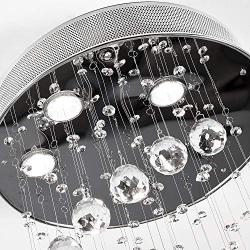 Modern Crystal Chandelier Rain Drop Lighting Fixture (5 Lights)