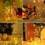 Aluan Fairy Lights 2 Pack 100 LED 33 FT Copper Wire Christmas Lights USB & Battery Powered Waterproof LED String Lights with 8 Modes for Indoor Outdoor Bedroom Wedding Party Patio Decor, Warm White Aluan Fairy Lights 2 Pack 100 LED 33 FT Copper Wire Christmas Lights USB & Battery Powered Waterproof LED String Lights with 8 Modes for Indoor Outdoor Bedroom Wedding Party Patio Decor, Warm White