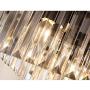 Meelighting Crystal Chandeliers Modern Contemporary Ceiling Lights Fixtures Pendant Lighting Dining Room Living Room Chandelier D21.6'' H7.1''