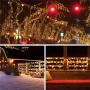 200 LED String Lights Plug in, Color Changing Fairy Lights, 8 Modes PVC Wire Christmas Lights for Bedroom, Party, Garden, Indoor/Outdoor (Warm White)