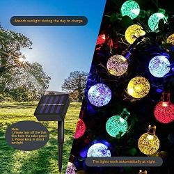 Solar String Lights Outdoor, Correare 100 LED 39FT 8 Modes Multi-Colored Waterproof Solar Powered Globe String Lights for Patio Party Home Yard Wedding Party Christmas Holiday Decoration