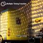 BrizLabs Christmas Bush Lights, 11.8ftx 4.9ft 360 LED Net Christmas Lights with Remote, 8 Modes Outdoor Plug in Mesh Lights, Trees-Wrape Xmas Lights for Bush Tree Garden Decor, Warm White, Clear Wire BrizLabs Christmas Bush Lights, 11.8ftx 4.9ft 360 LED Net Christmas Lights with Remote, 8 Modes Outdoor Plug in Mesh Lights, Trees-Wrape Xmas Lights for Bush Tree Garden Decor, Warm White, Clear Wire