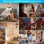 66Ft LED Rope Lights Outdoor 2 Pack Totally 132Ft, Daylight White 335 LEDs Waterproof Fairy String Light 8 Modes Flexible Dimmable Plug-in Twinkle Rope Lights for Bedroom Patio Wedding Christmas Party