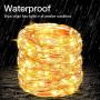Auplf USB Christmas String Lights,33ft 100 LEDs Fairy String Lights 16 Colors Changing Twinkle Lights with Remote,String Lights with Timer Function for Wedding Halloween Christmas Festival