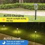 Solar Pathway Lights Outdoor, Waterproof Solar Powered Stake Lights Landscape Lighting for Garden Yard Path Walkway Lawn Sidewalk Driveway, Bright White, 6 Pack