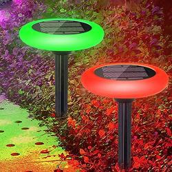 Sunenvoy Colorize - Colorful Pathway Solar Light (2 Units) Decorative Weatherproof Auto On/Off Outdoor Lights for Garden, Landscape, Patio, Pool, Yard