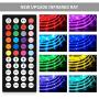 LED Strip Lights 50ft, 15m Ultra-Long RGB 5050 LED Strips Light w/Power Adapter, 450 LED Chips Light Strip Color Changing LED Lights with 44-Key Remote Controller for TV Party Bar Living Room Bedroom