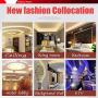 RGB LED Strip Light, IEKOV AC 110-120V Flexible/Waterproof/Multi Colors/Multi-Modes Function/Dimmable SMD5050 LED Rope Light with Remote for Home/Office/Building Decoration (65.6ft/20m)
