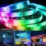 Bluetooth LED Strip Lights 32.8ft/10M App Control, ZHT Sync with Music RGB Color Changing Strip Light for Bedroom Ceiling Kitchen & TV, Rope Light 300pcs Led Waterproof IPX65, Safety Use.