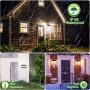 YUNNI Solar Lights Outdoor, Solar Motion Sensor Lights Outdoor, 3 Lights Mode with 270°Illumination Range102LED IP65 Waterproof Wireless Wall Light for Garden, Yard,Street ( 2 Pack)